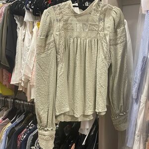 Brand New Free People Sage Blouse